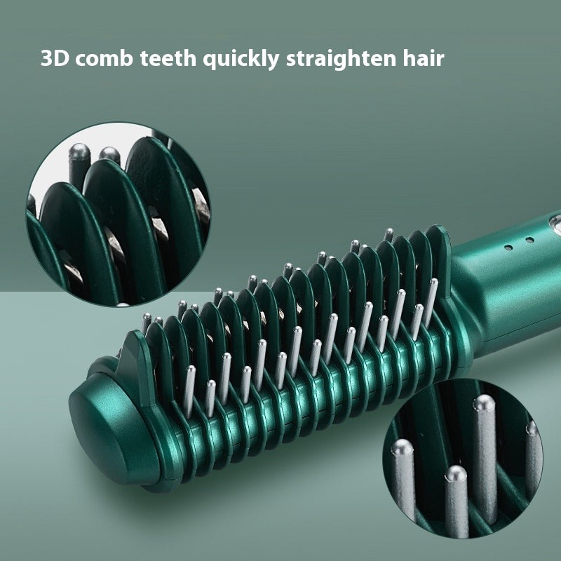 USB Wireless Straight Comb for Curling & Straightening